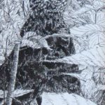 Grouse, pen & ink by John Huisman