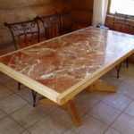 Curly Mable and Marble dining room table