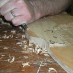 Carving the wolf