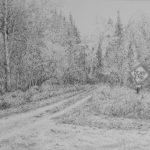 Dead End 12x9 pencil sketch