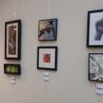 Eagan Art house Zoom In show at Community Center, a picture of one wall