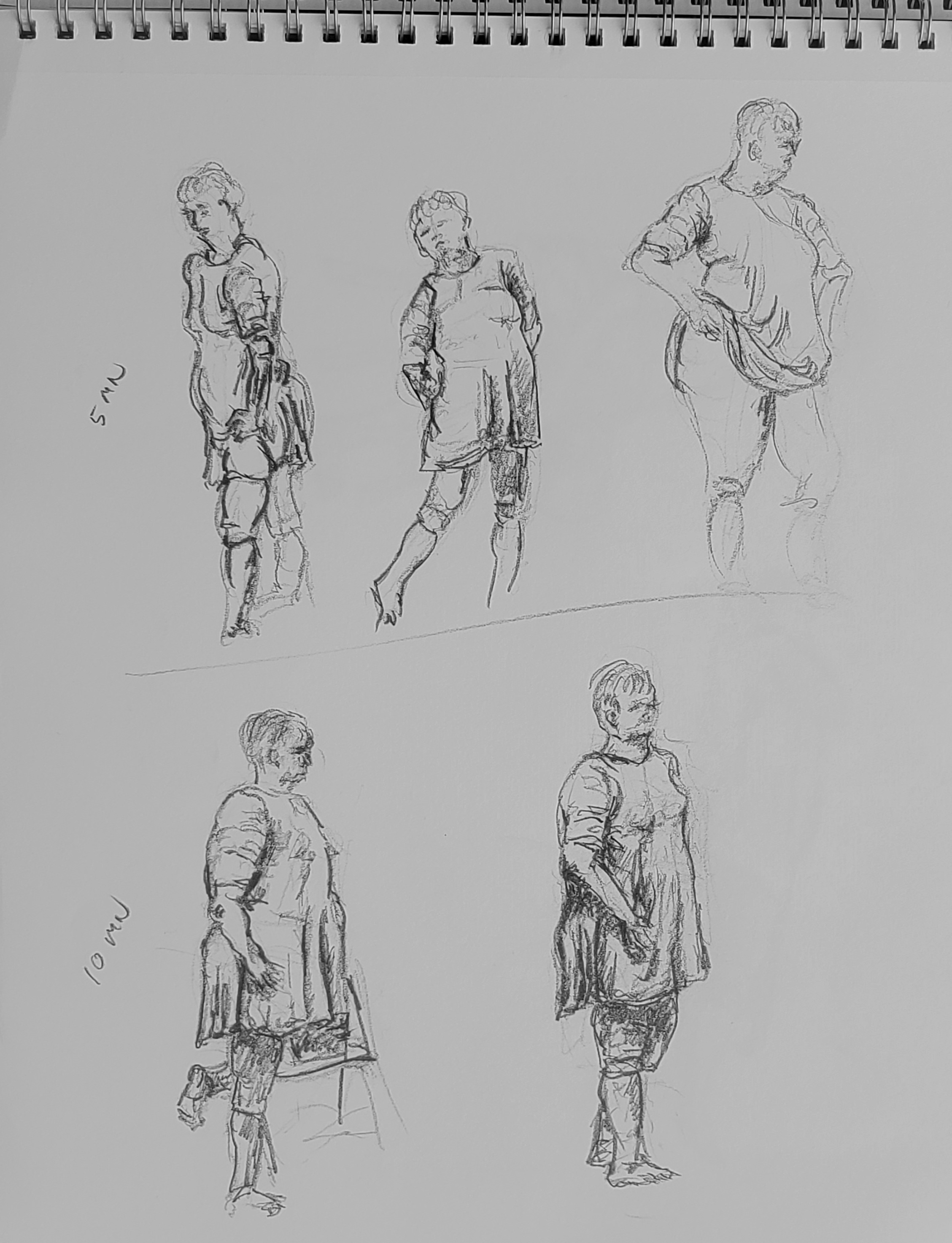 9/14/19 AWE figure drawing session, John Huisman