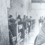Bilello's Cafe, pencil drawing by John Huisman