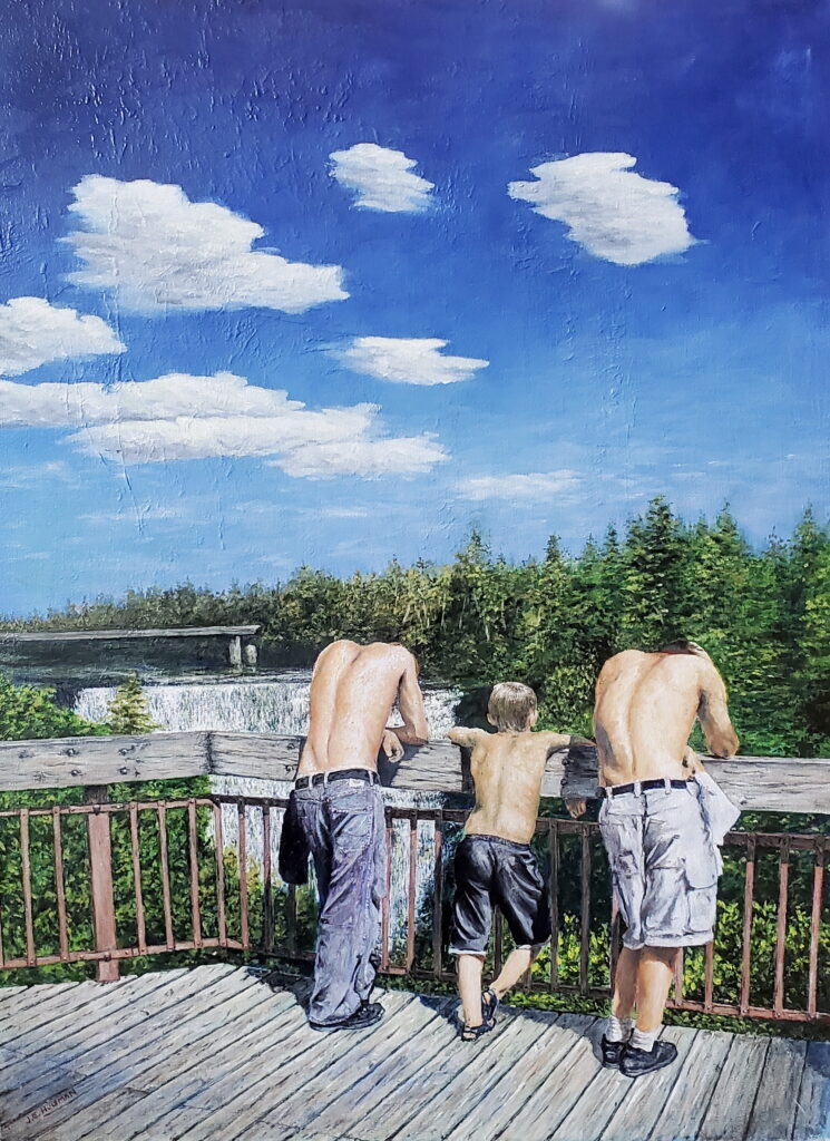 Oil painting by John Huisman