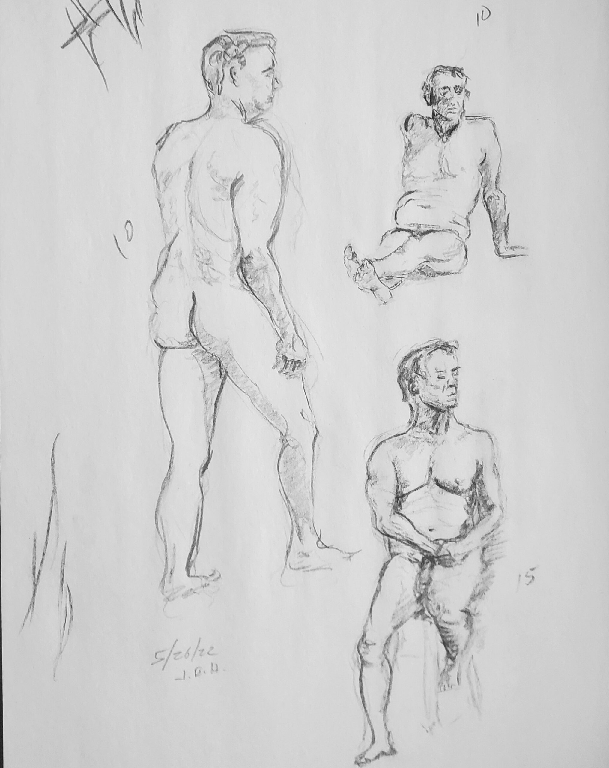 10-15 mn 5b pencil on newsprint 10-15 mn 5b pencil on newsprint
