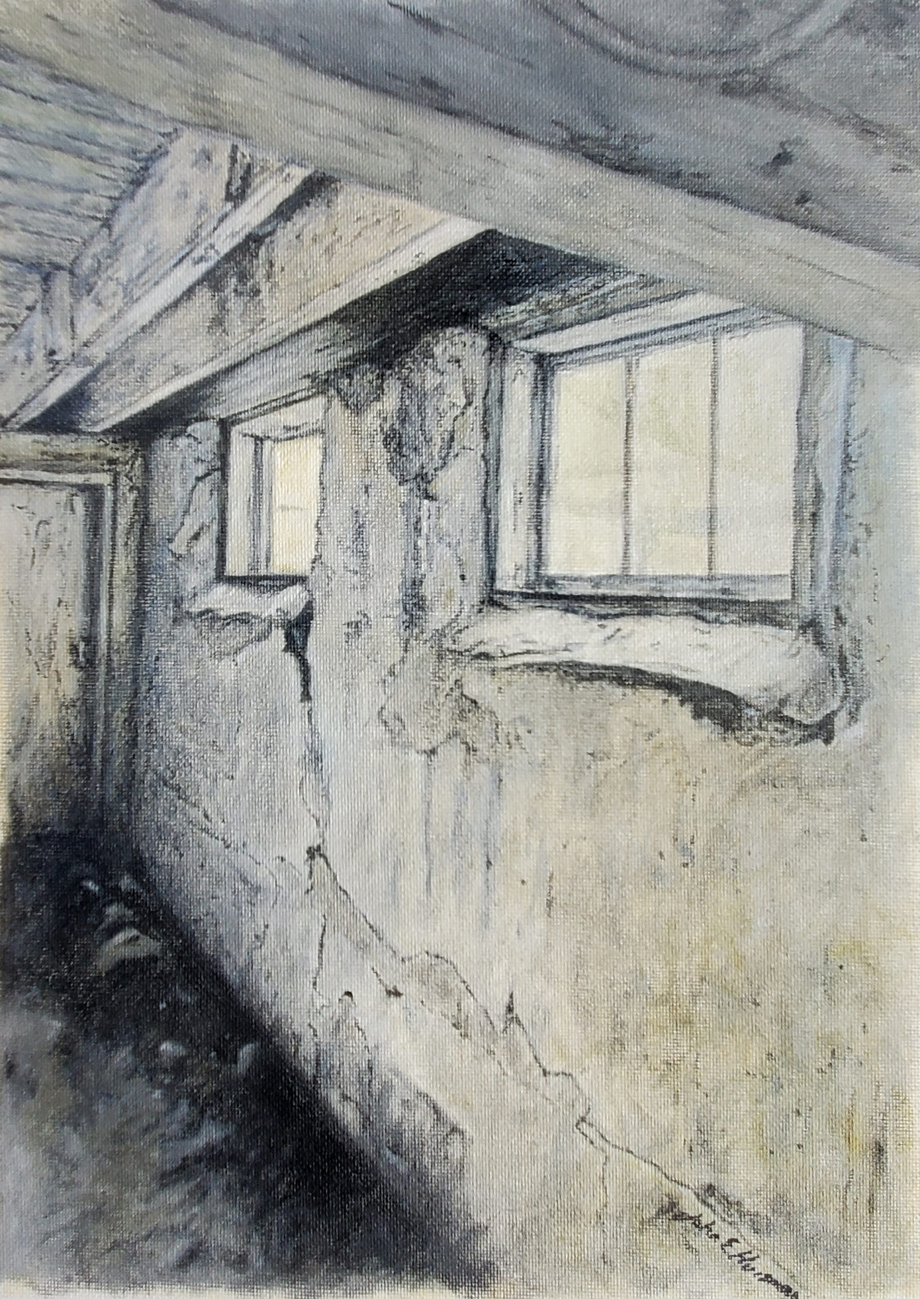 Oil painting by John Huisman