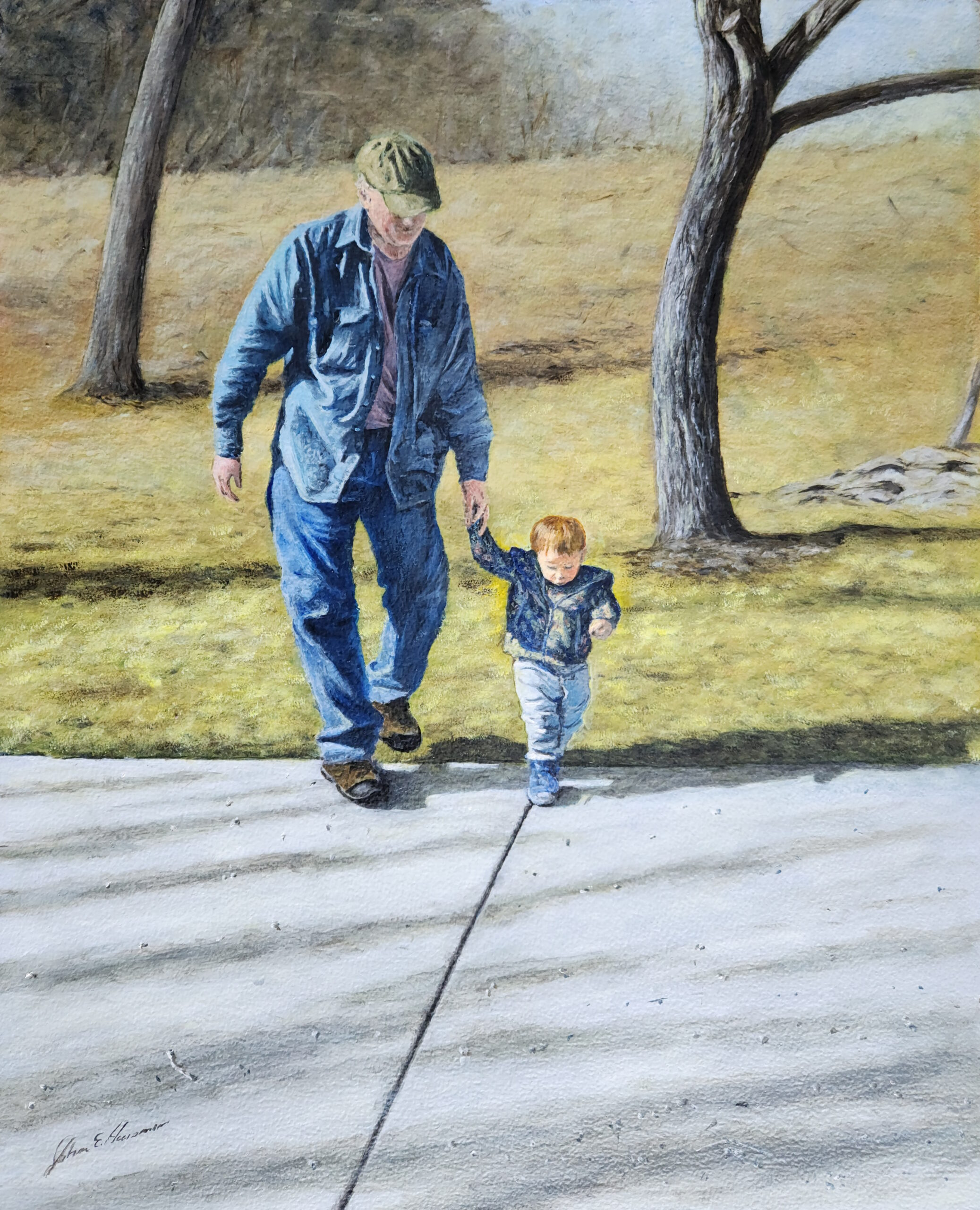 Transitioning Landscapes, 16x20, oil on plywood panel