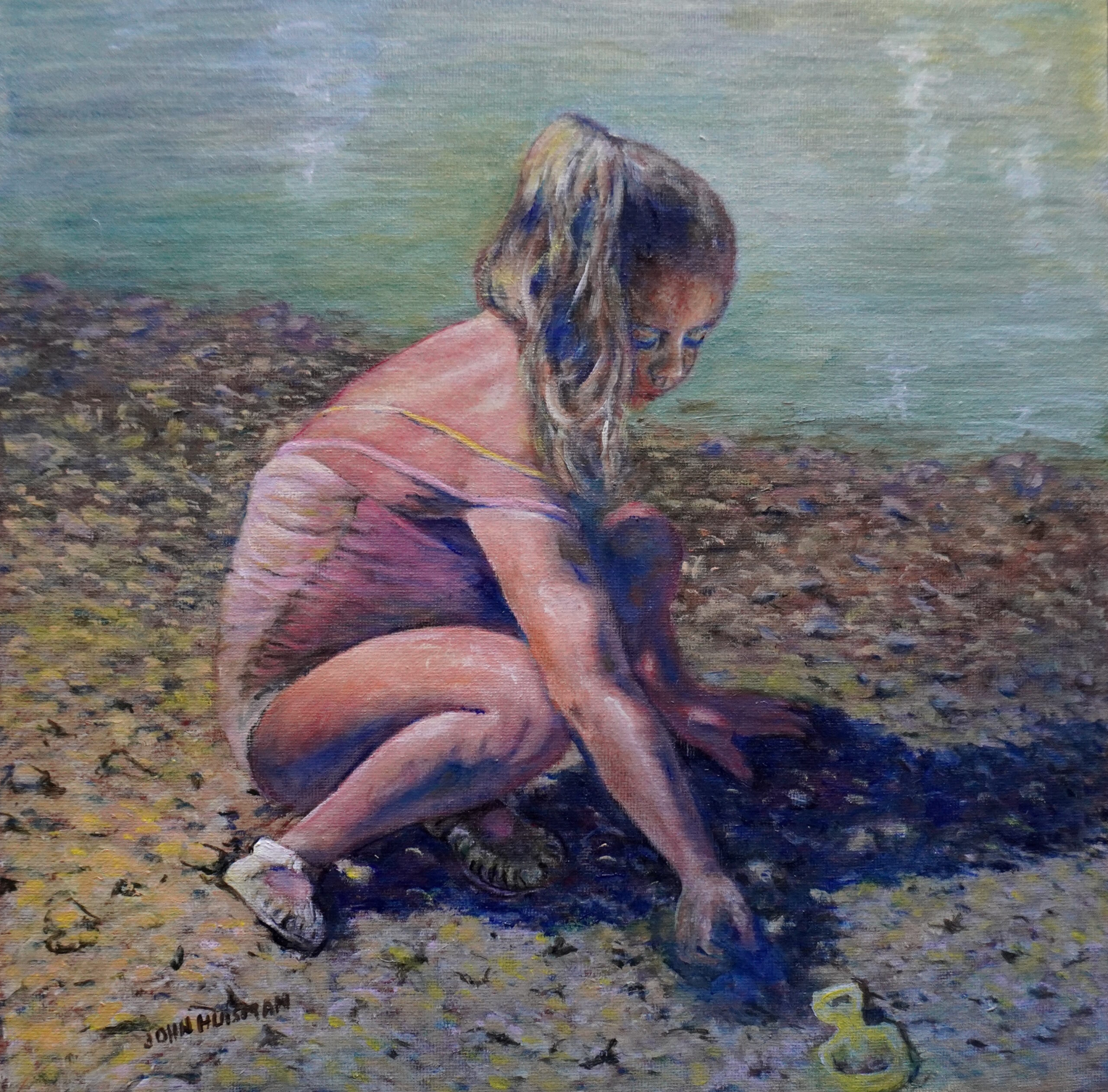 Serious Matters, 12x12 oil on canvas board